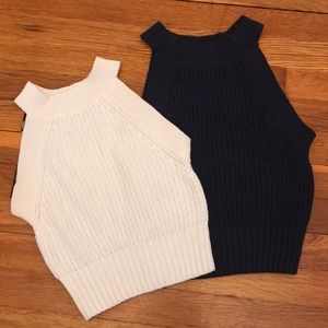 SOLD ❌ NORDSTROM Knit High Neck Tank Top (set)
